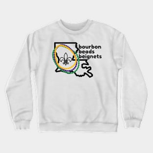 Bourbon Beads Beignets Crewneck Sweatshirt